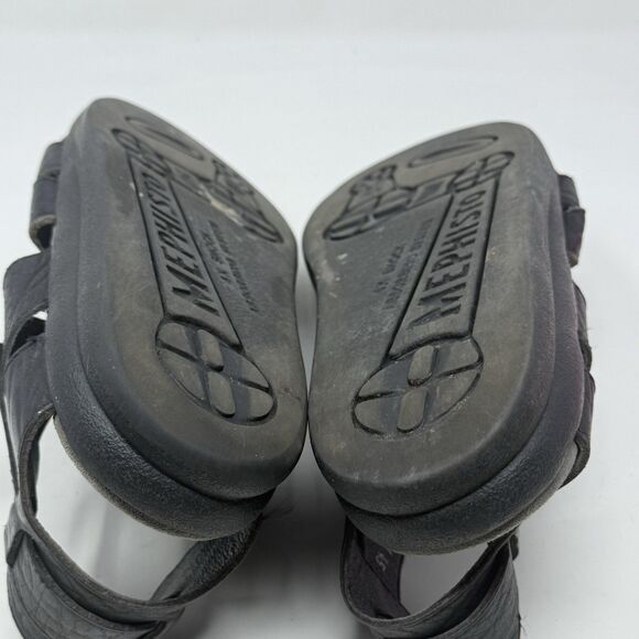Mephisto Sam Fisherman Sandals Mens 11 EU 45 Black Leather Casual Comfort - Picture 15 of 15
